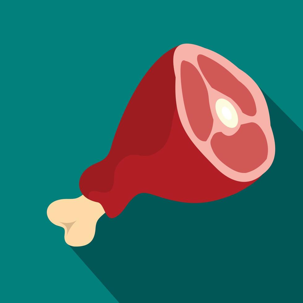 Gammon icon in flat style vector
