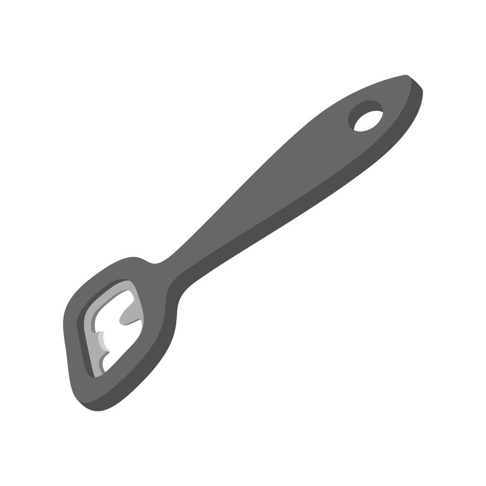 Bottle opener cartoon icon vector