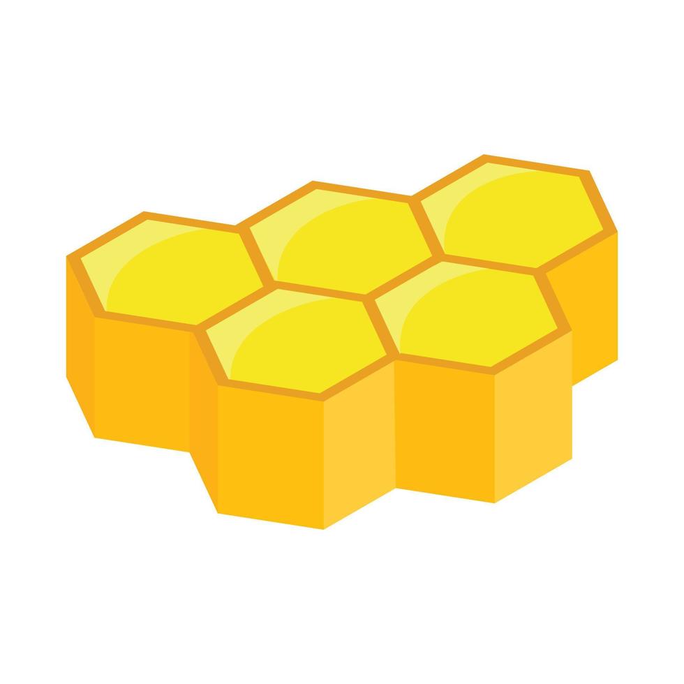 Honeycomb isometric 3d icon vector