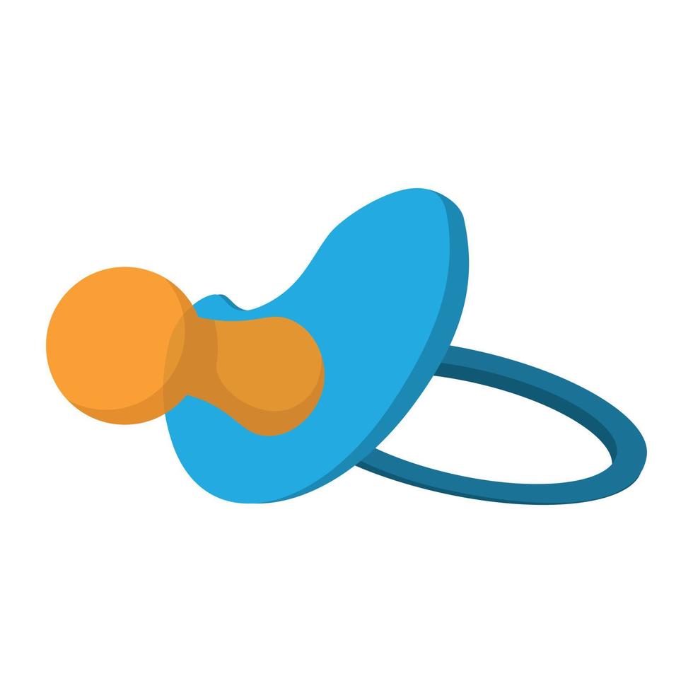 Baby Pacifier cartoon icon vector