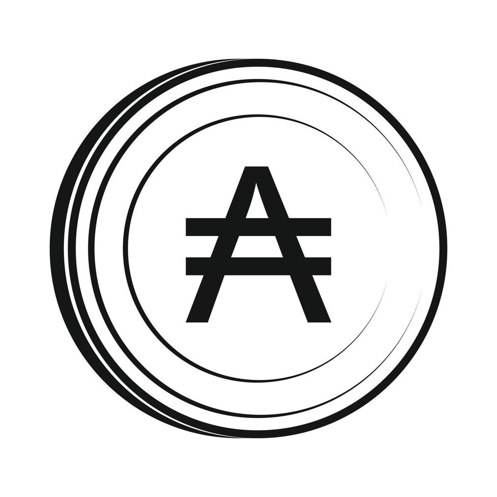 Austral icon, simple style vector