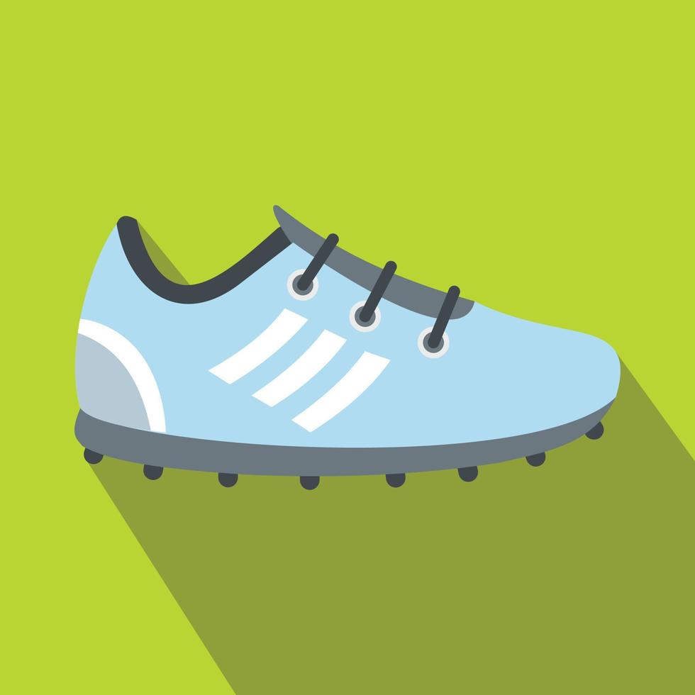 Soccer shoes flat icon vector