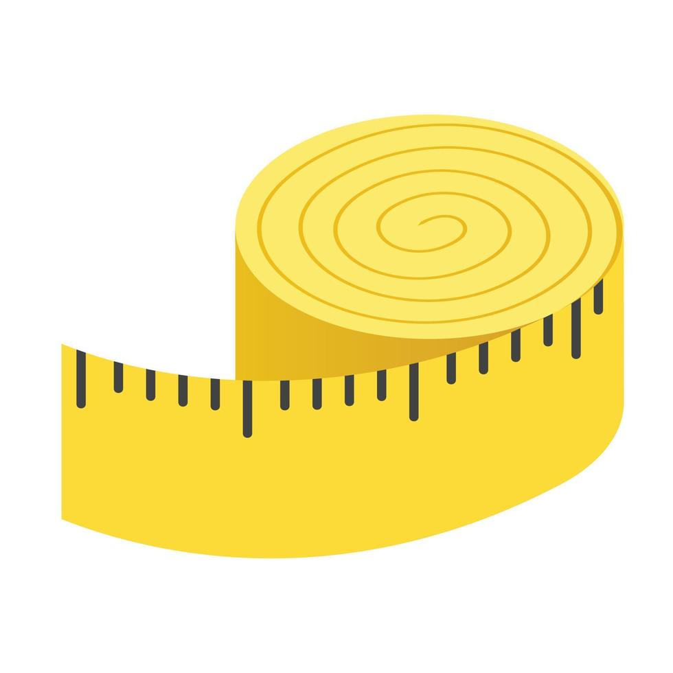 Centimeter isometric 3d icon vector