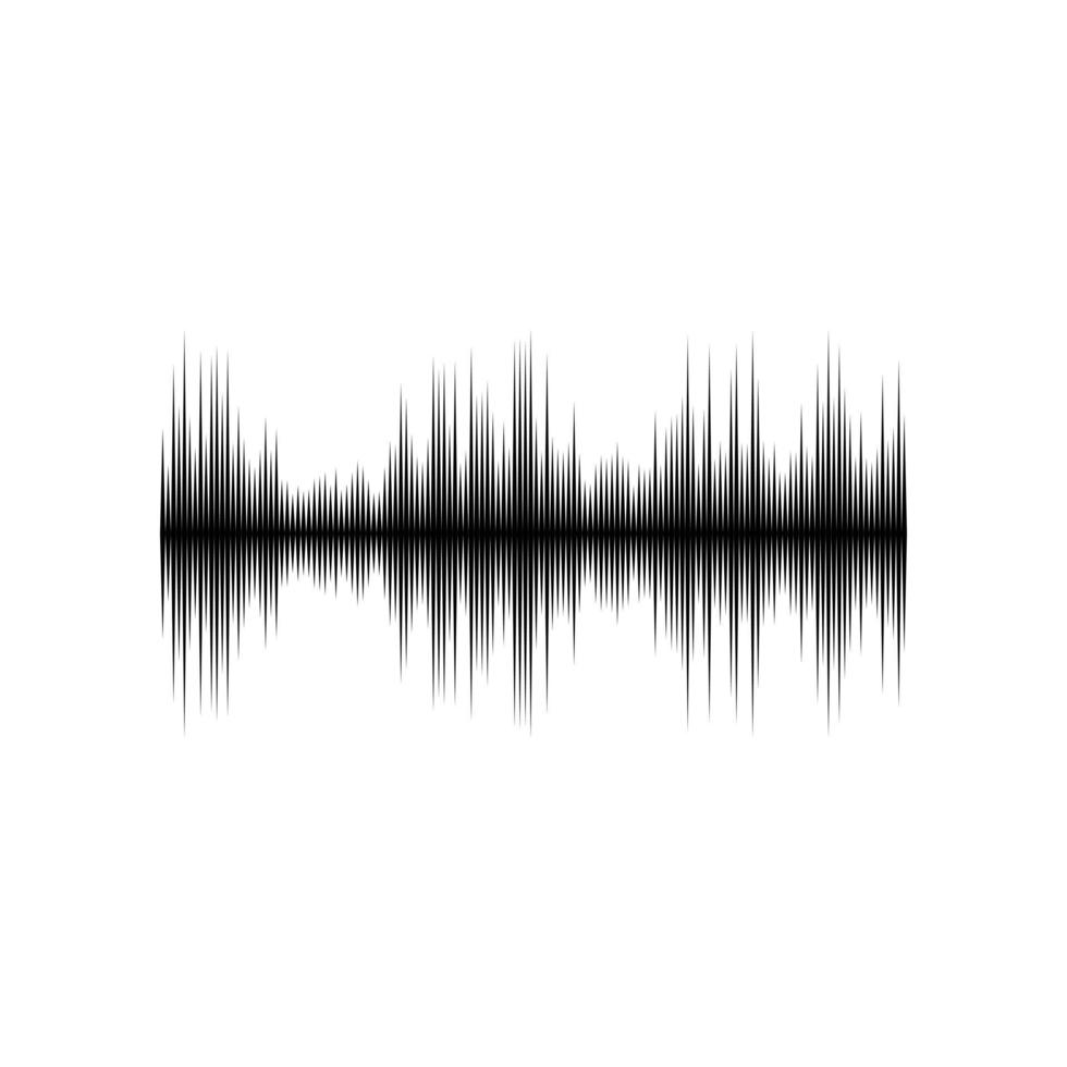 onda de sonido o audio vector