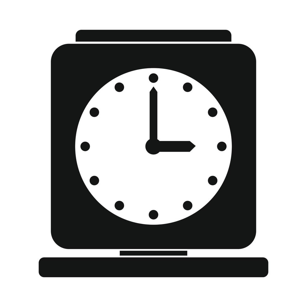 Vintage alarm clock simple icon 14152234 Vector Art at Vecteezy