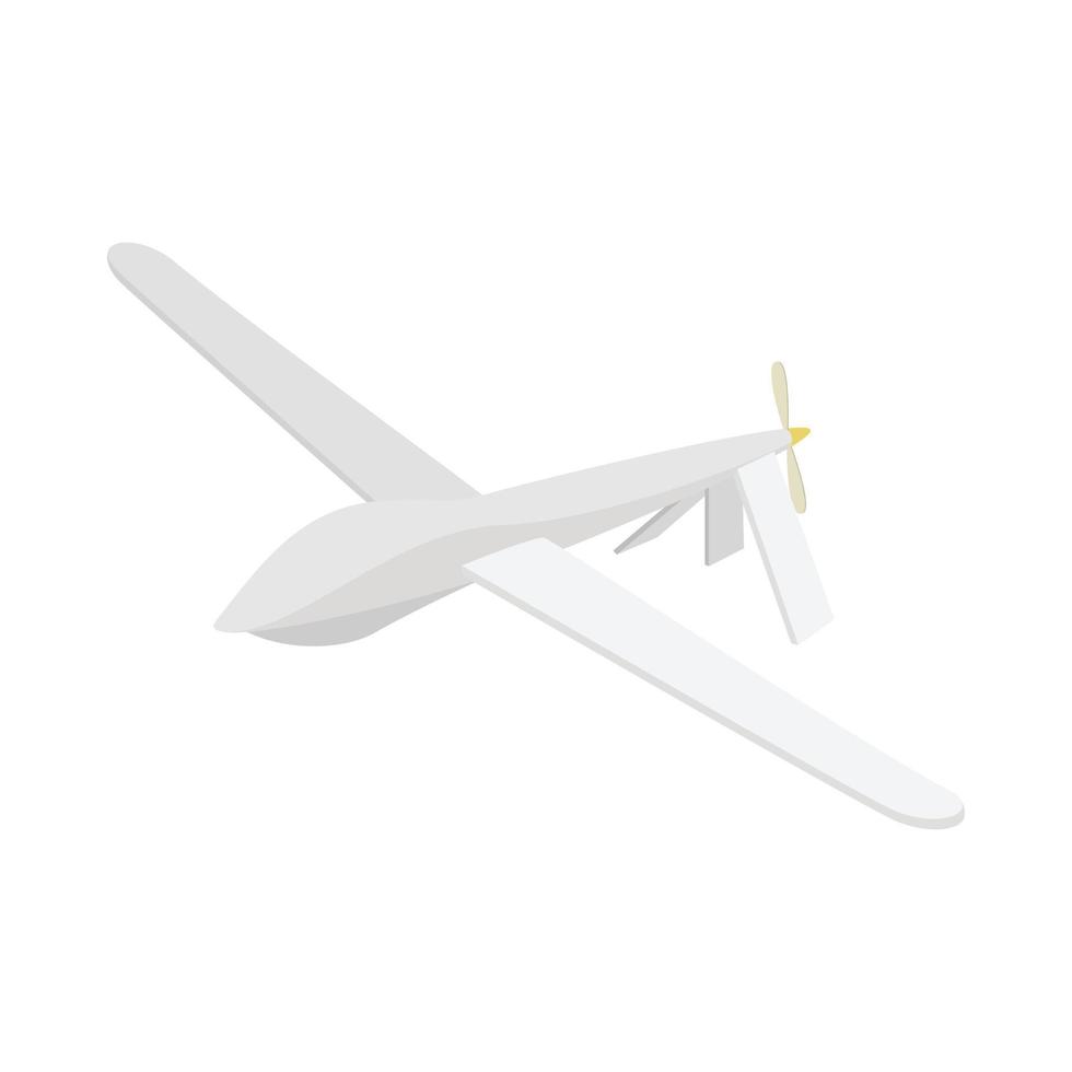 Glider icon, cartoon style vector