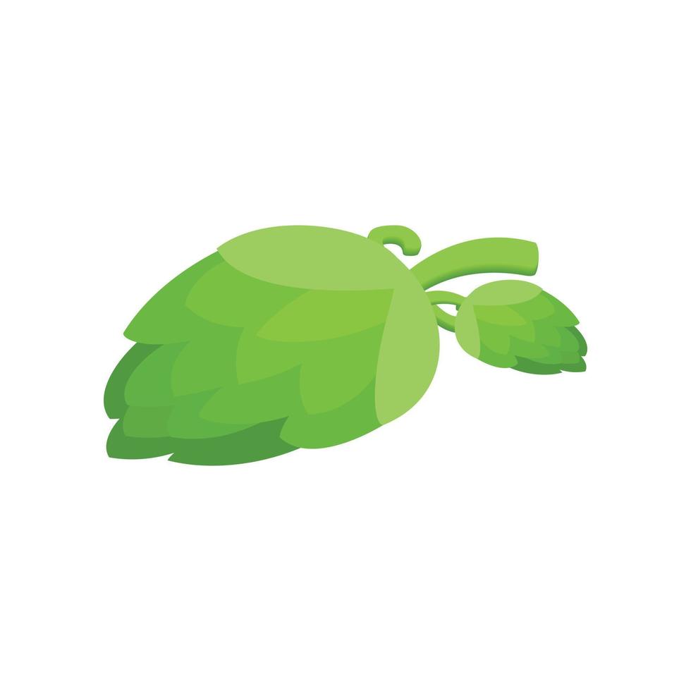 Branch of hops isometric 3d icon vector