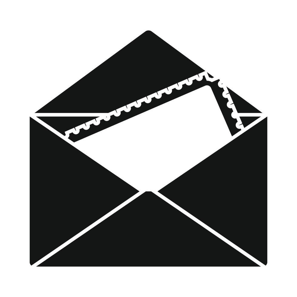 Greeting card in the envelope icon vector
