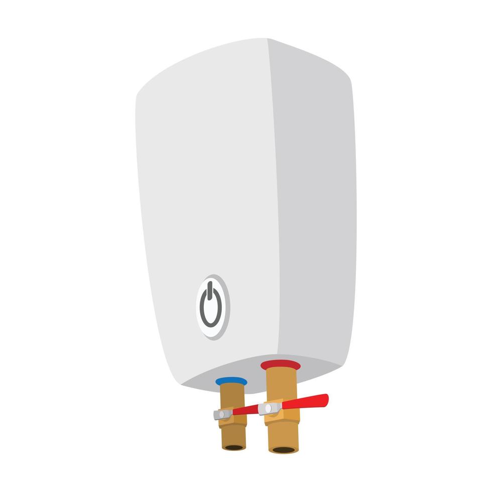 Boiler cartoon icon vector