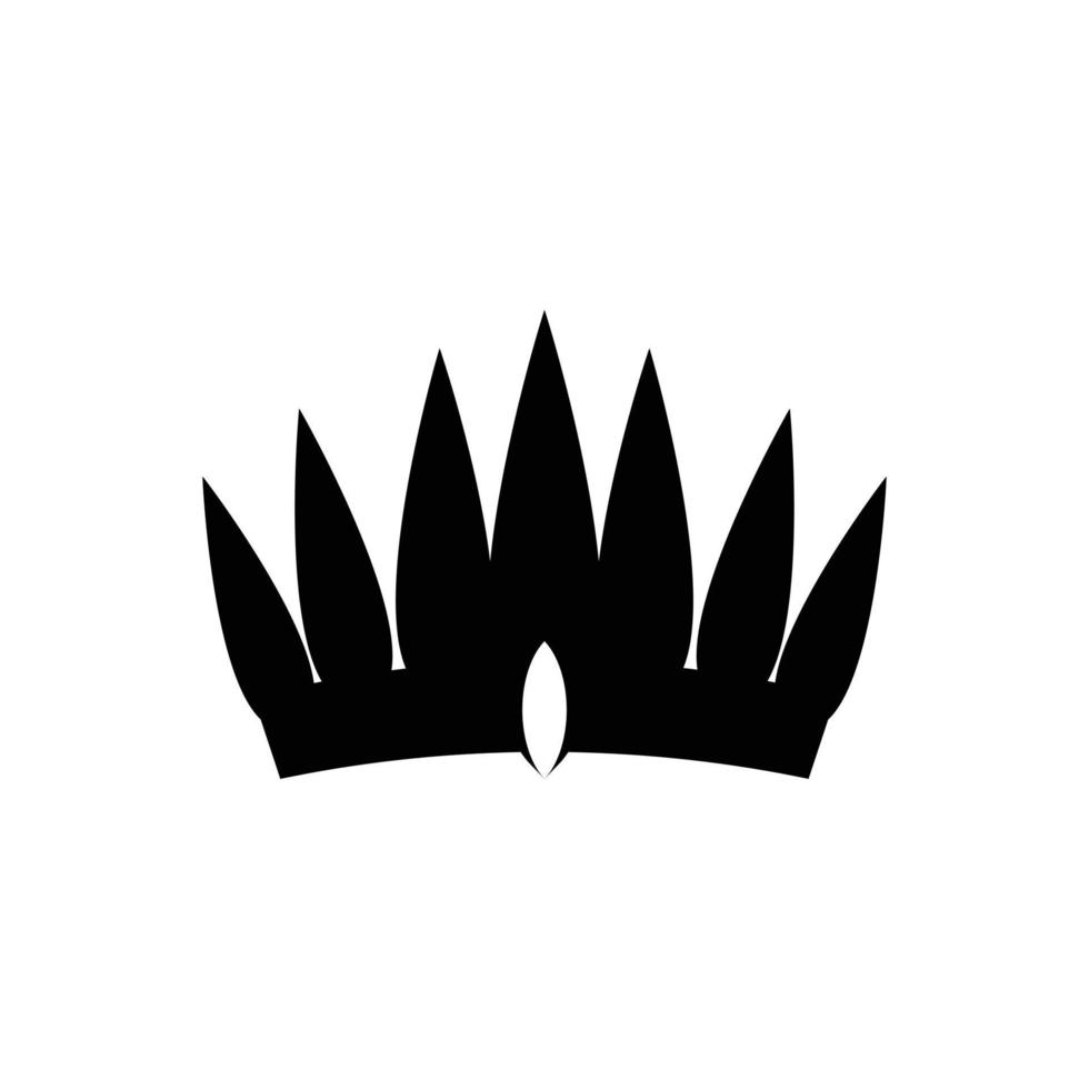 Crown icon simple vector