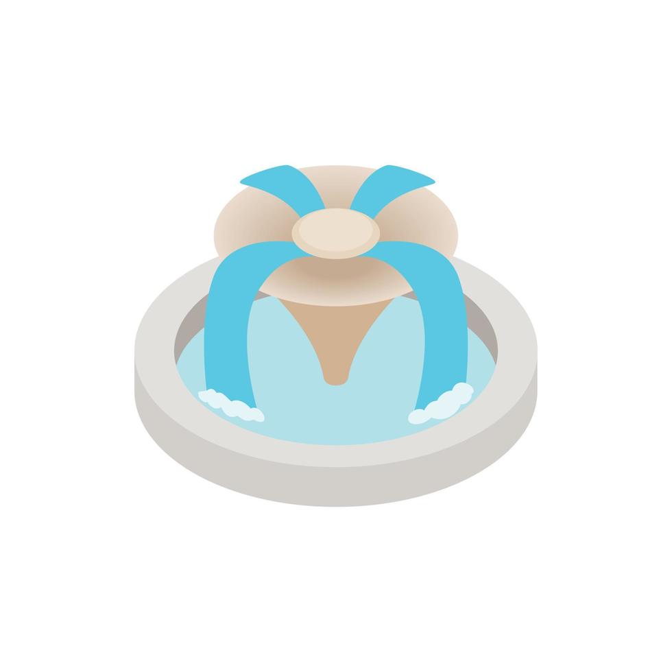 icono de fuente, estilo 3d isométrico vector