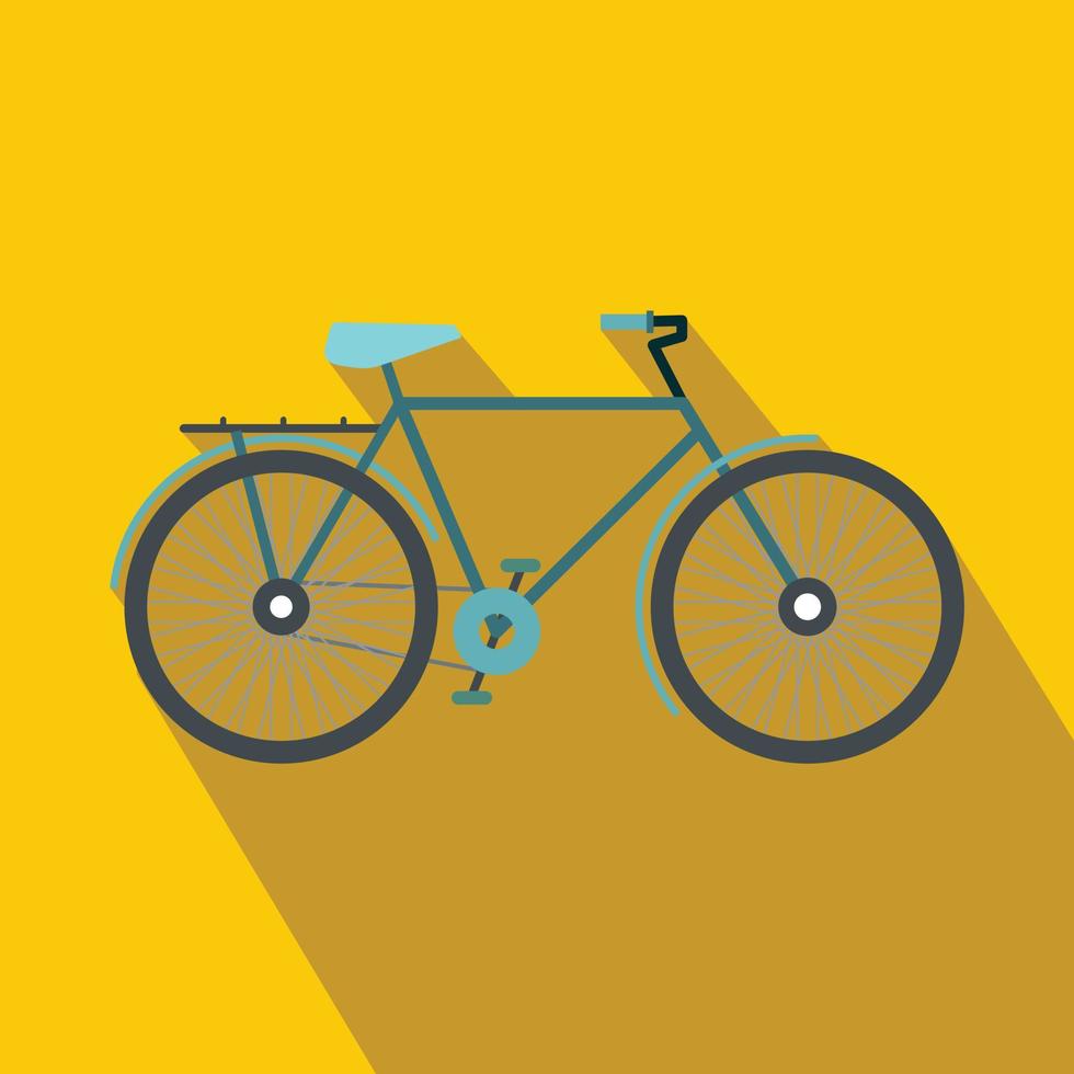 Bike icon in flat style vector