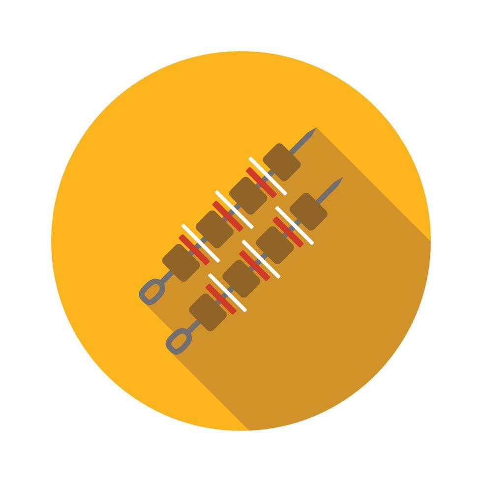 Barbecue flat icon vector