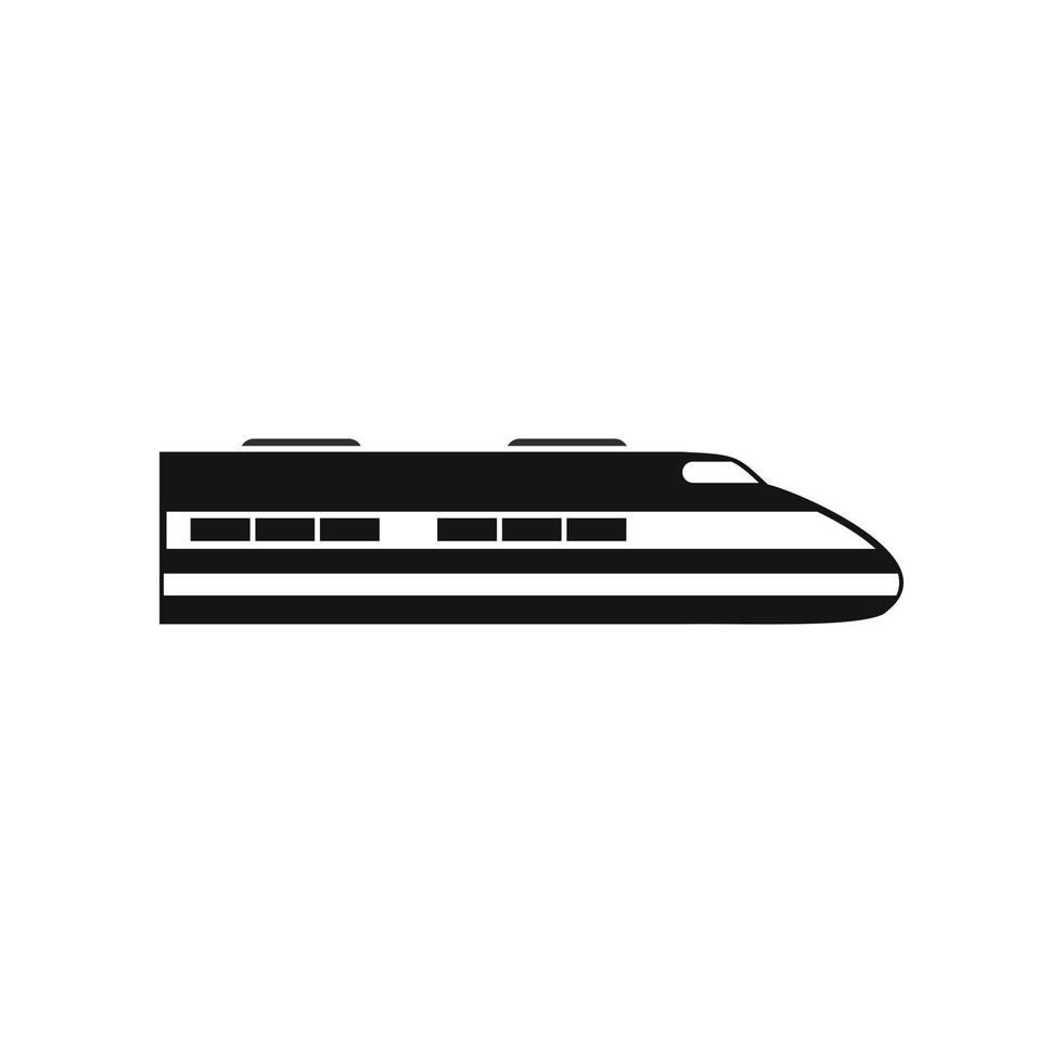 High speed train icon vector