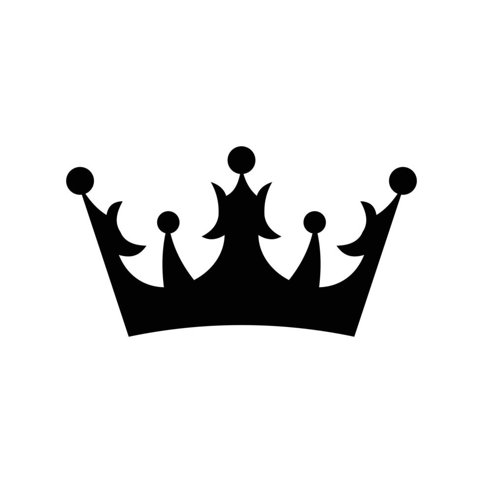 Crown icon simple vector