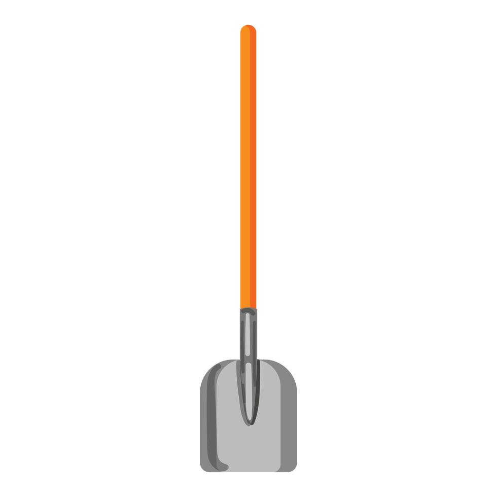 Farm spade icon cartoon vector. Shovel tool vector