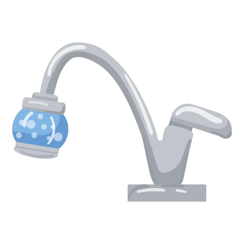 Water tap home filter icon cartoon vector. System tank vector