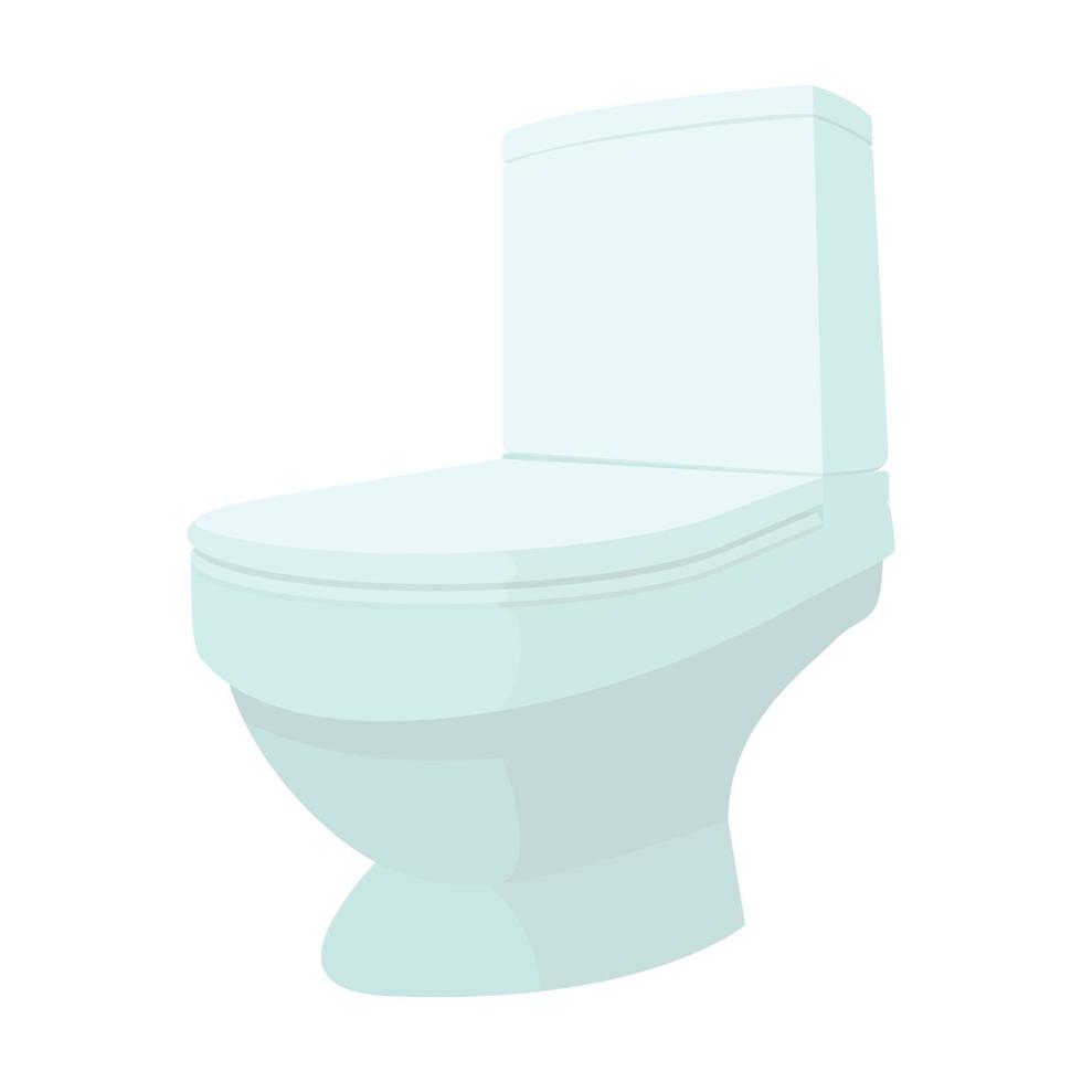 Toilet cartoon icon vector