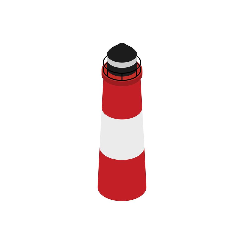 Lighthouse in the Beagle Channel, Argentina icon vector