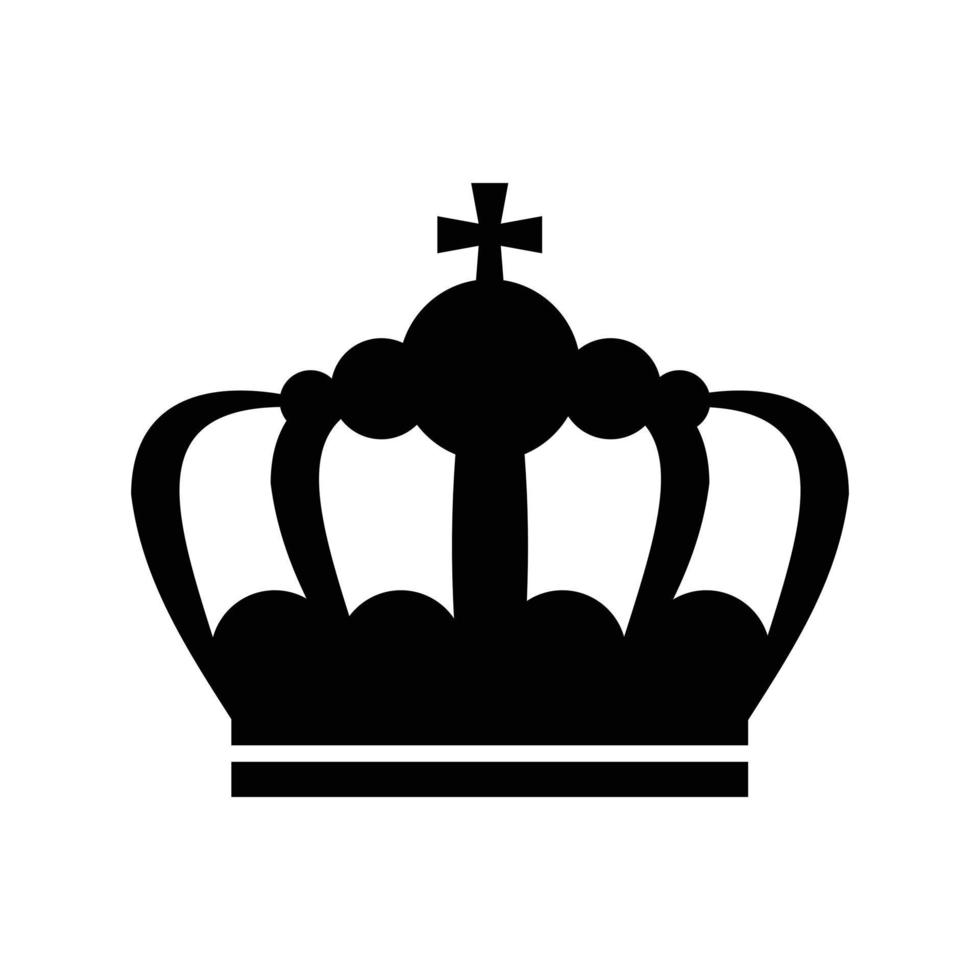 Crown icon simple vector