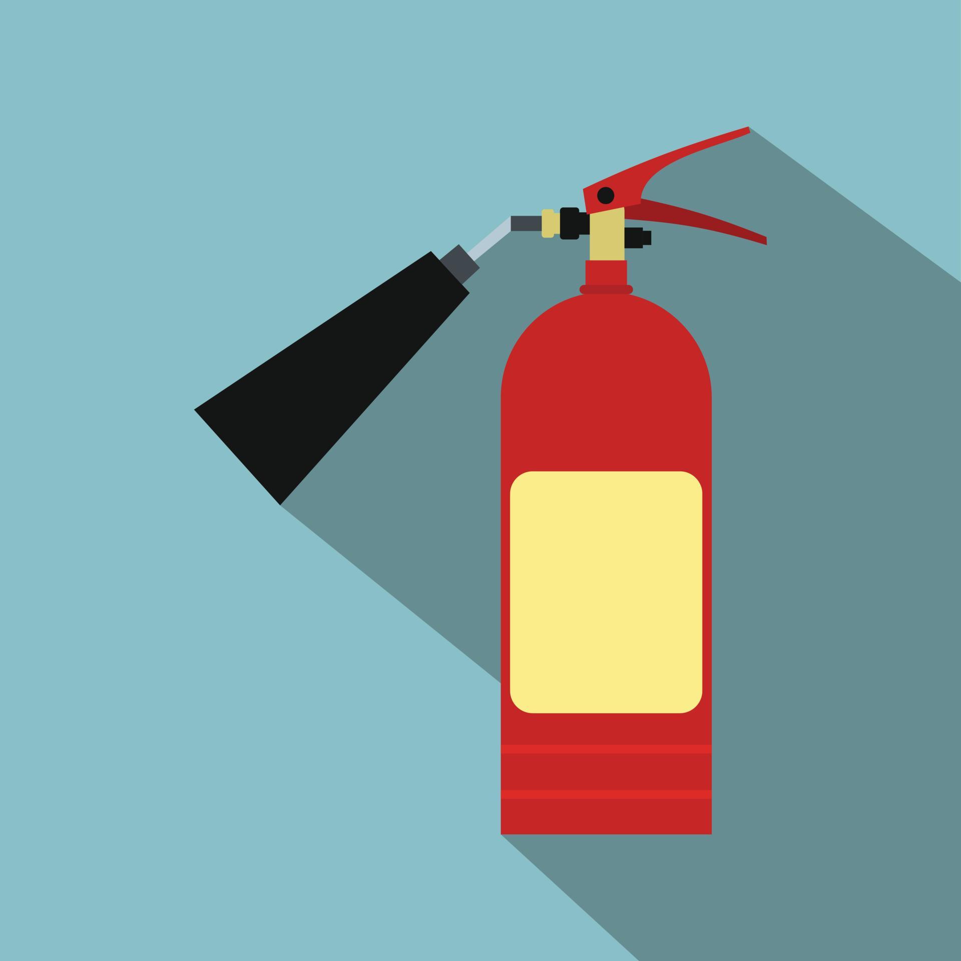 Fire extinguisher flat icon 14153732 Vector Art at Vecteezy