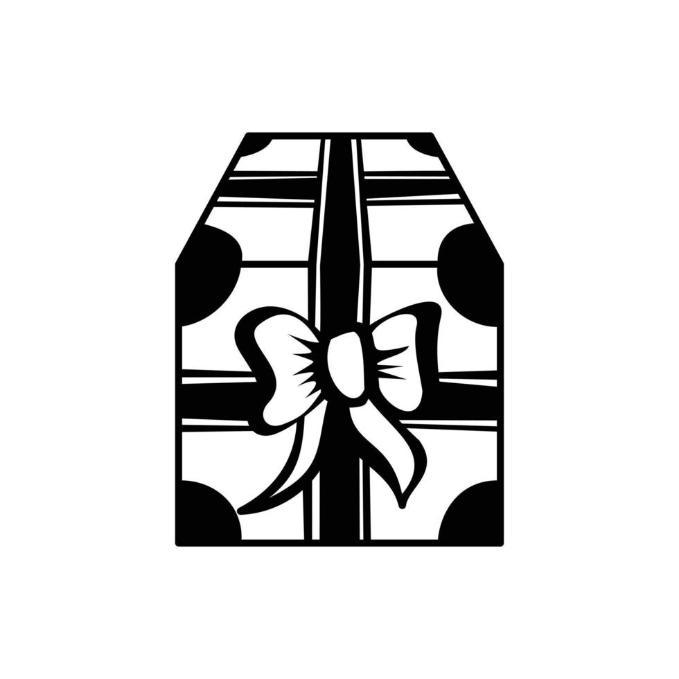 Gift box icon vector