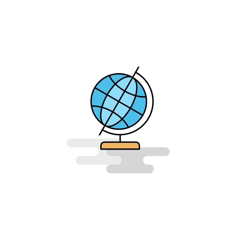 vector de icono de globo plano