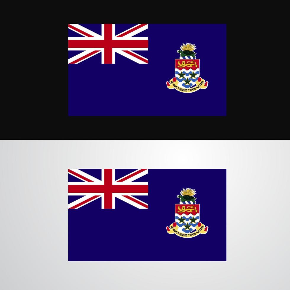 Cayman Islands Flag banner design vector