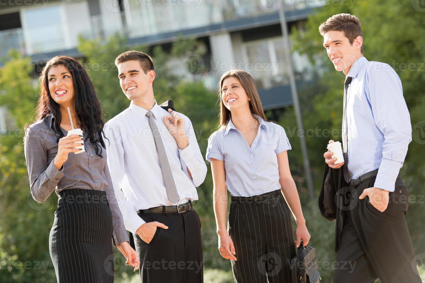 Young Business People On The Coffee Break photo