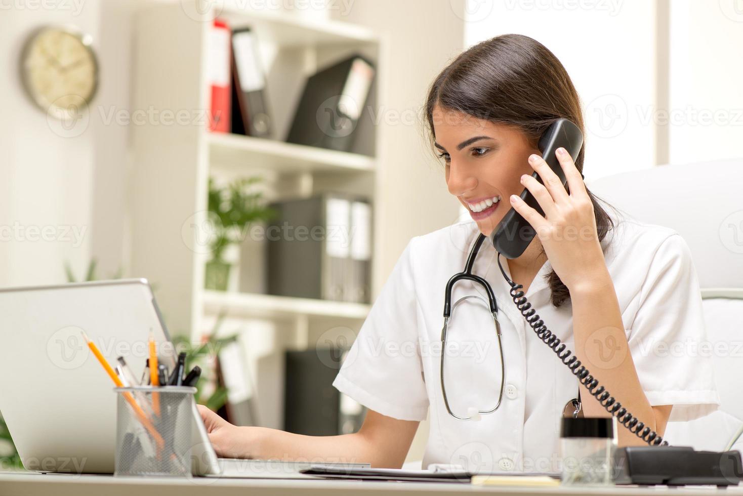 Female Doctor In The Office photo