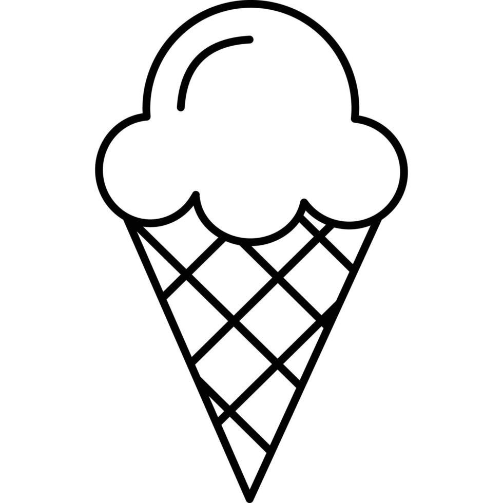 Ice cream cone Which Can Easily Modify Or Edit vector