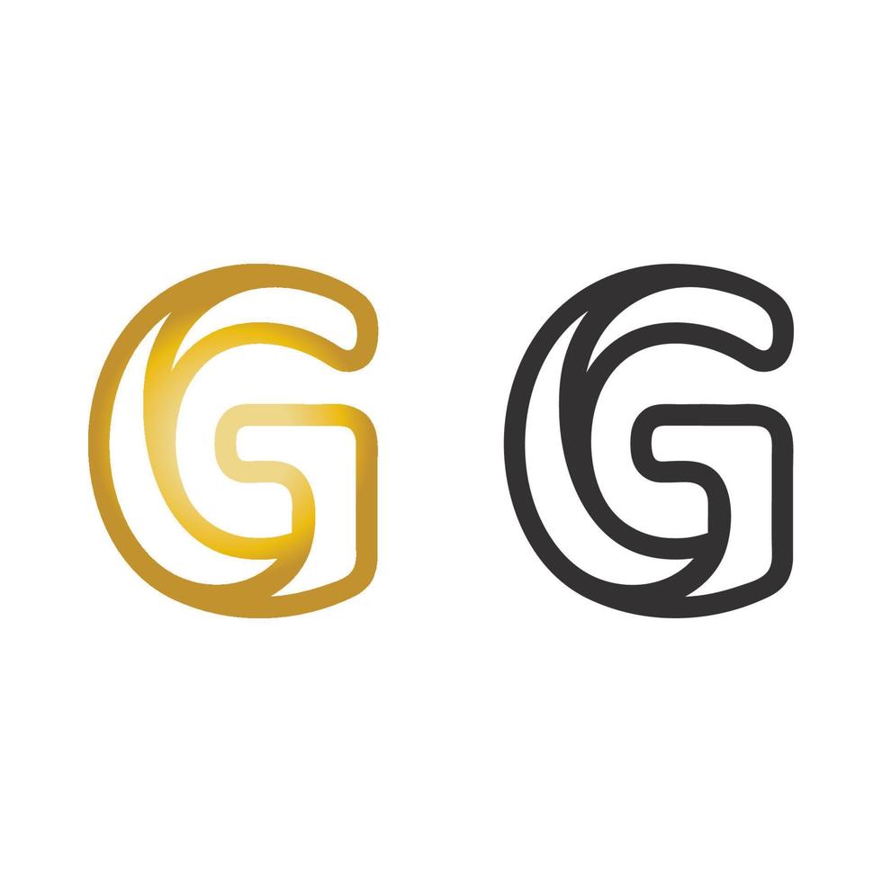 G Letter vector illustration icon