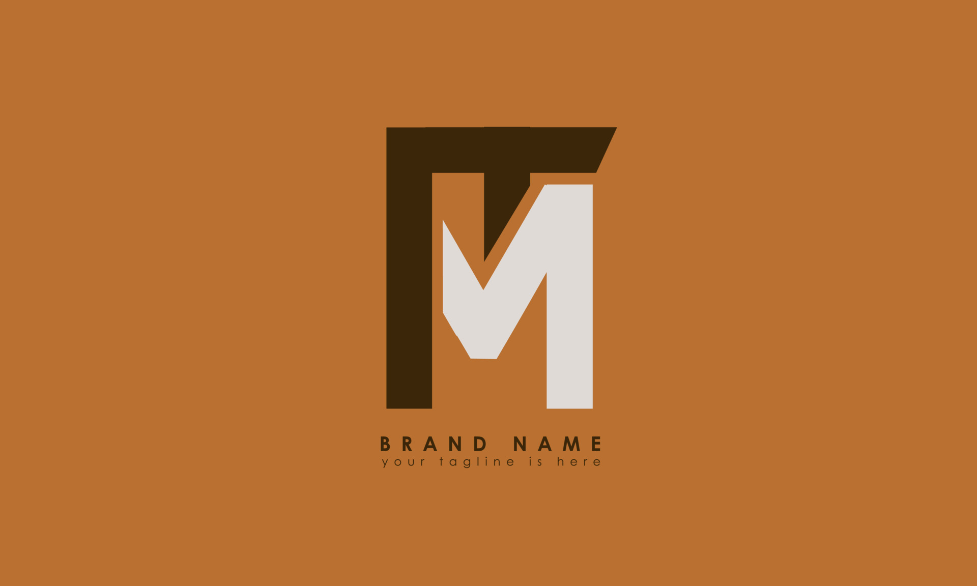 Alphabet letters Initials Monogram logo TM, MT, T and M 14157950 Vector