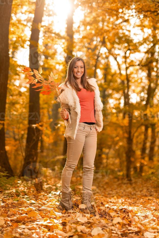 Enjoying In Forest photo
