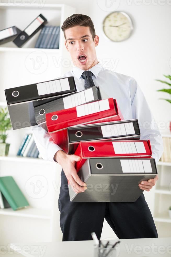 Stressed Businessman view photo