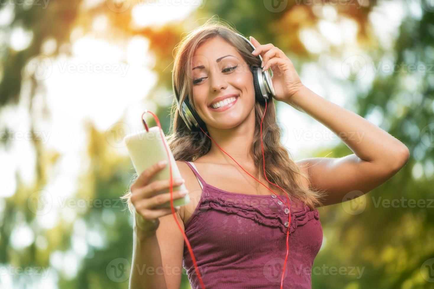 Listening Music In The Nature photo