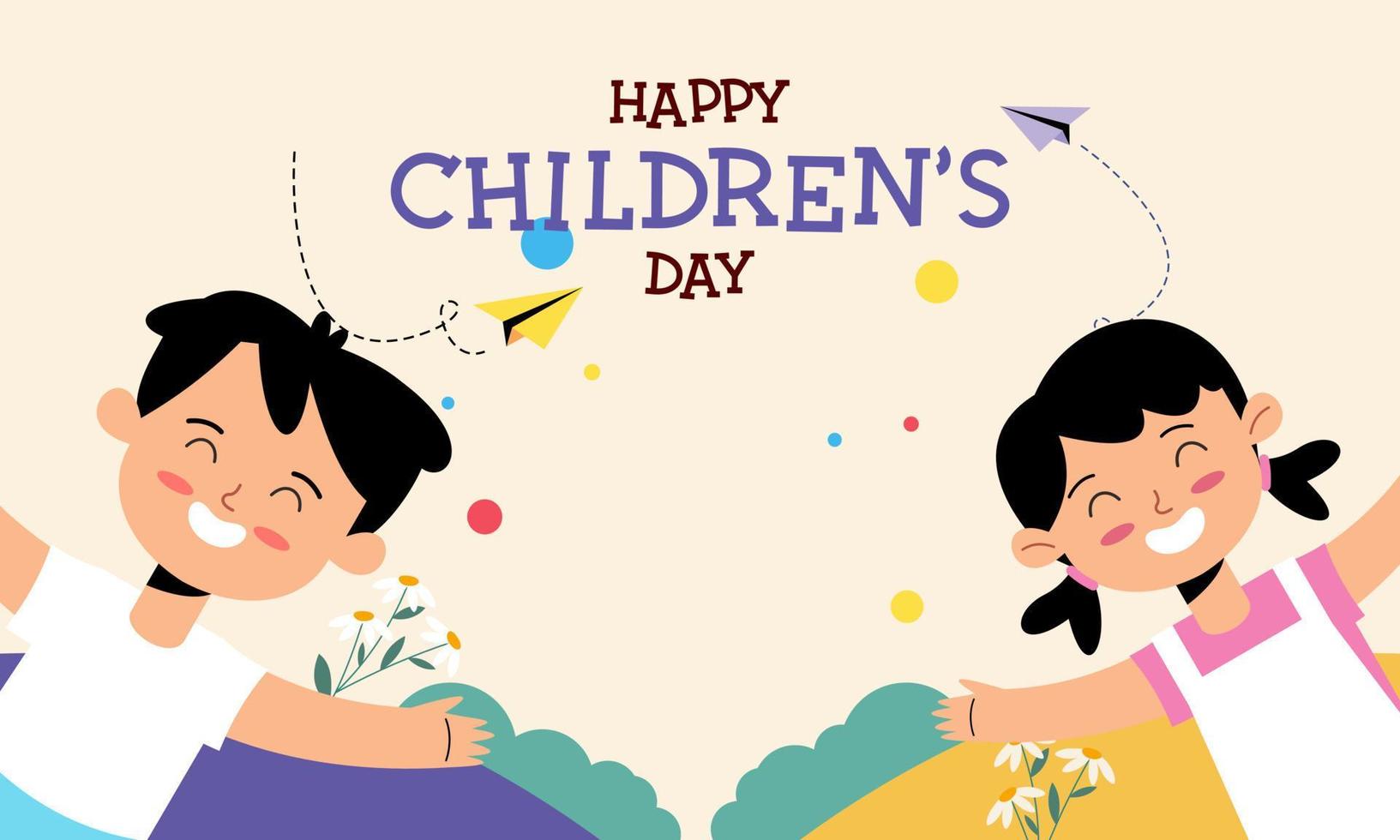 Happy World Children's Day Background vector