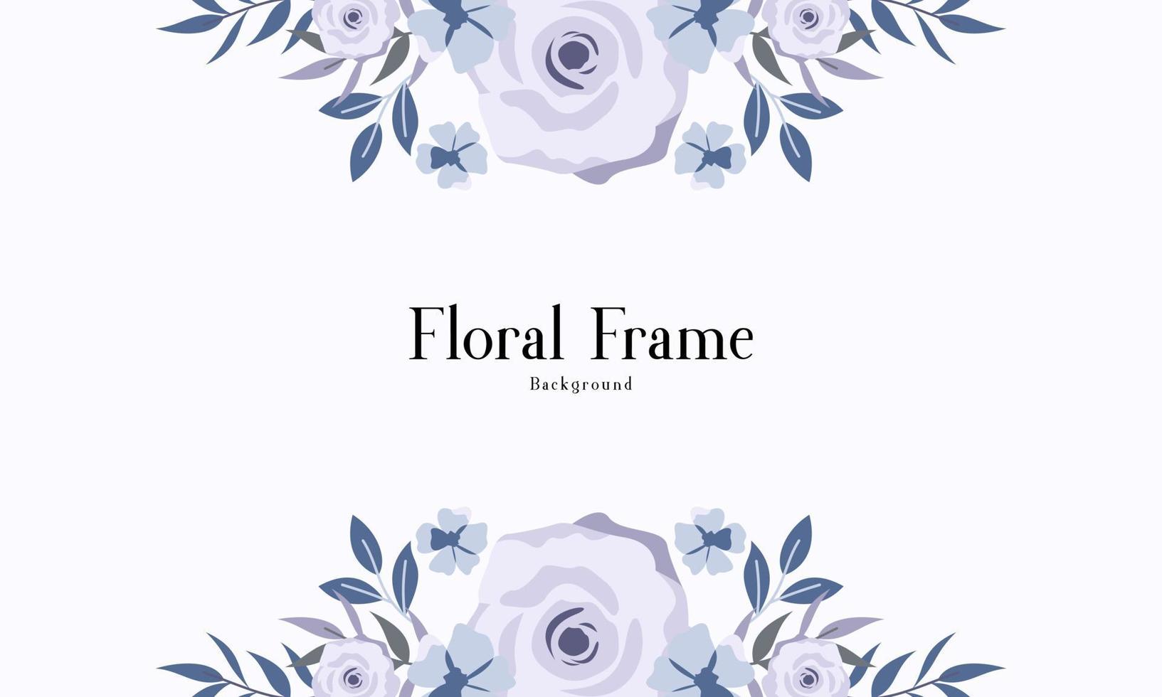 Beautiful Vintage Floral Frame Background vector