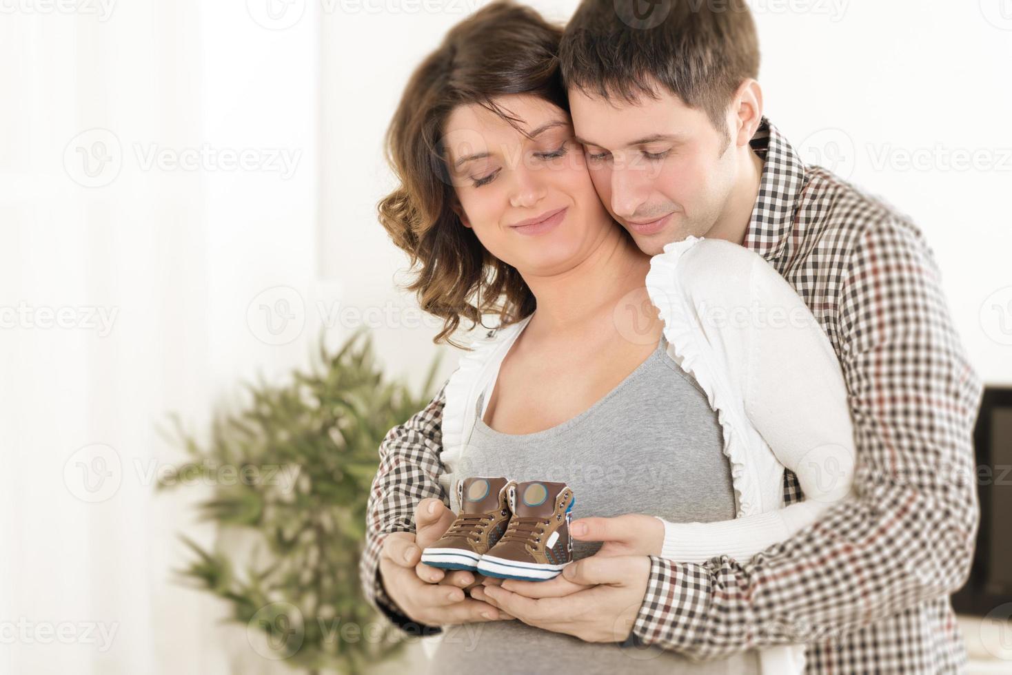 Happy Couple Expecting A New Baby photo