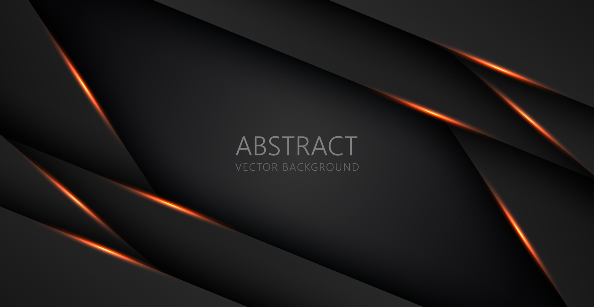 abstract light orange black space frame layout design tech triangle