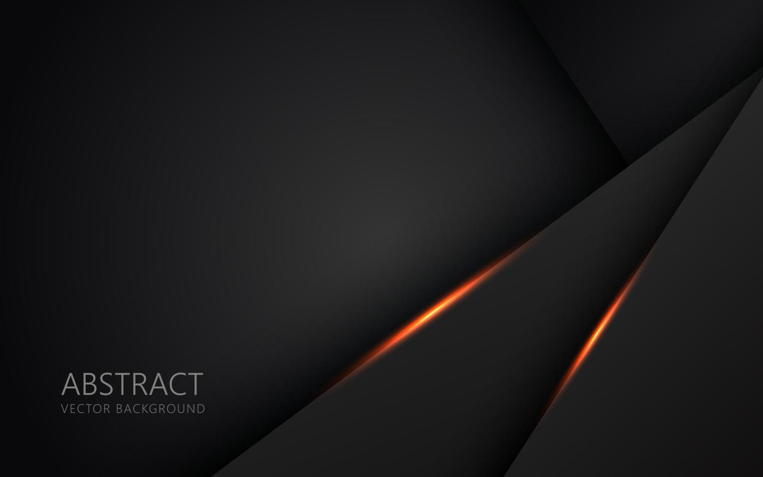 abstract light orange black space frame layout design tech triangle concept gray texture background. eps10 vector
