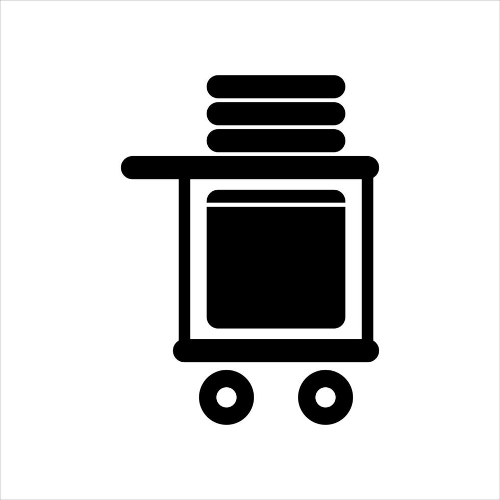 Home interior design icon, sofa icon, living room, vector illustration. Flat design style.