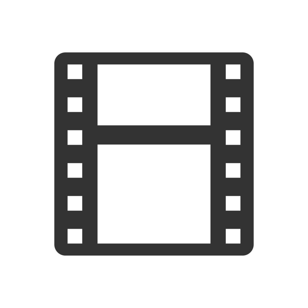 Black and white icon cinema film vector