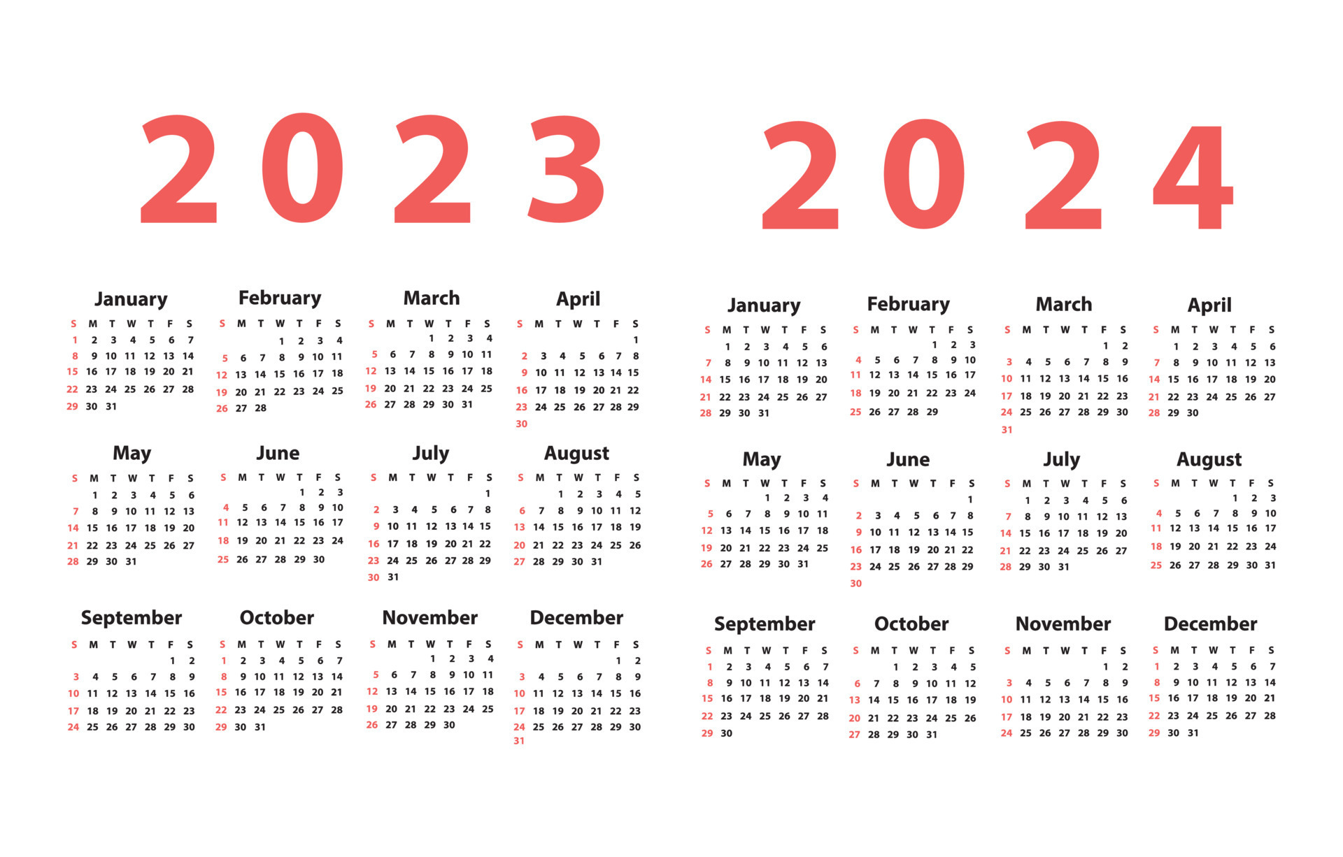 Calendrier ô 2023-2024