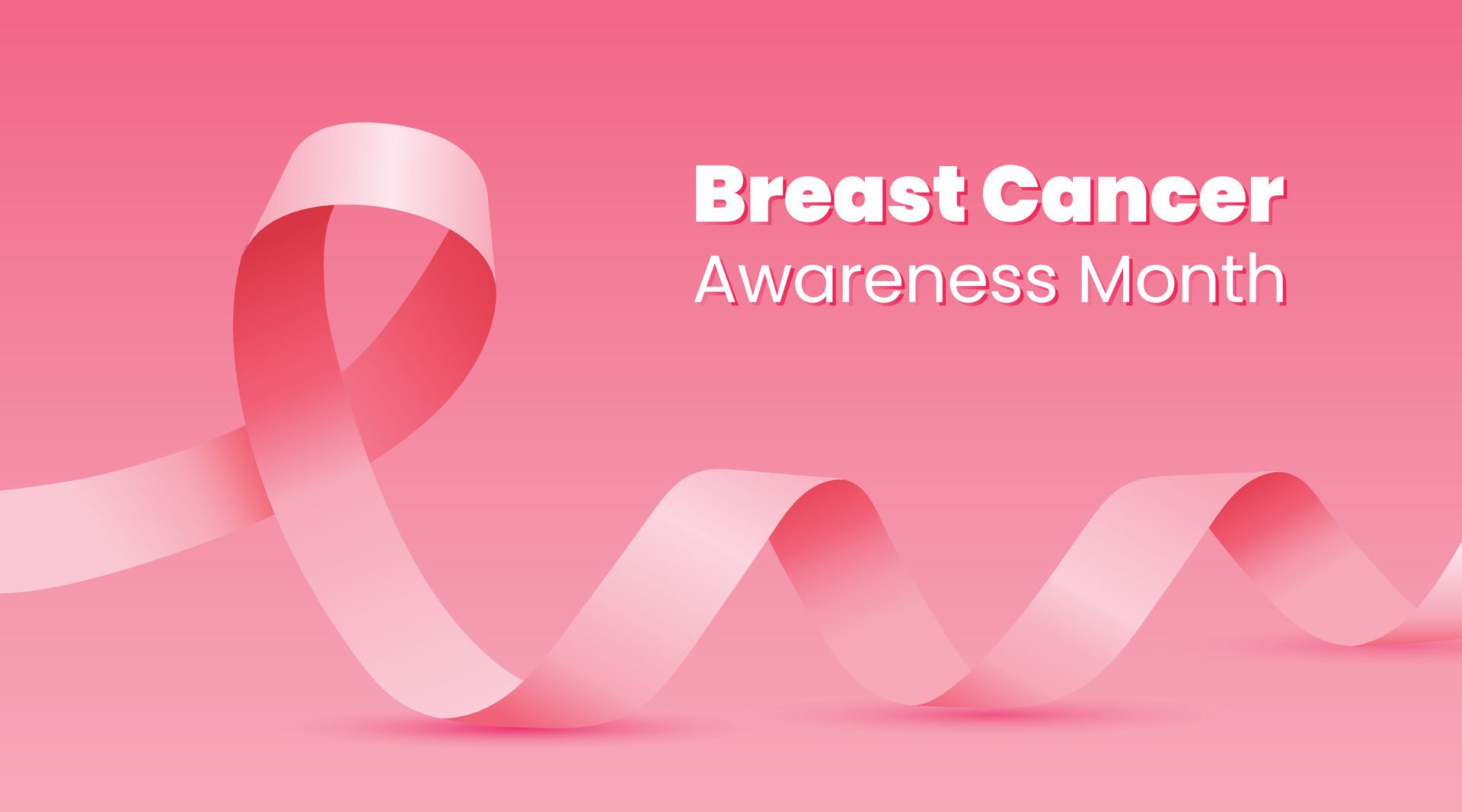 Posters for breast cancer awareness month in october 2023. Realistic pink  ribbon symbol. Medical Design. Vector illustration. 14160924 Vector Art at  Vecteezy