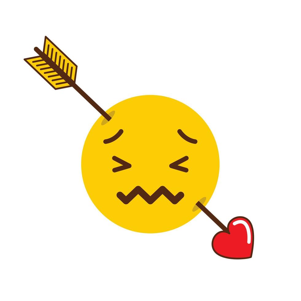 vector de diseño de icono de emoji triste