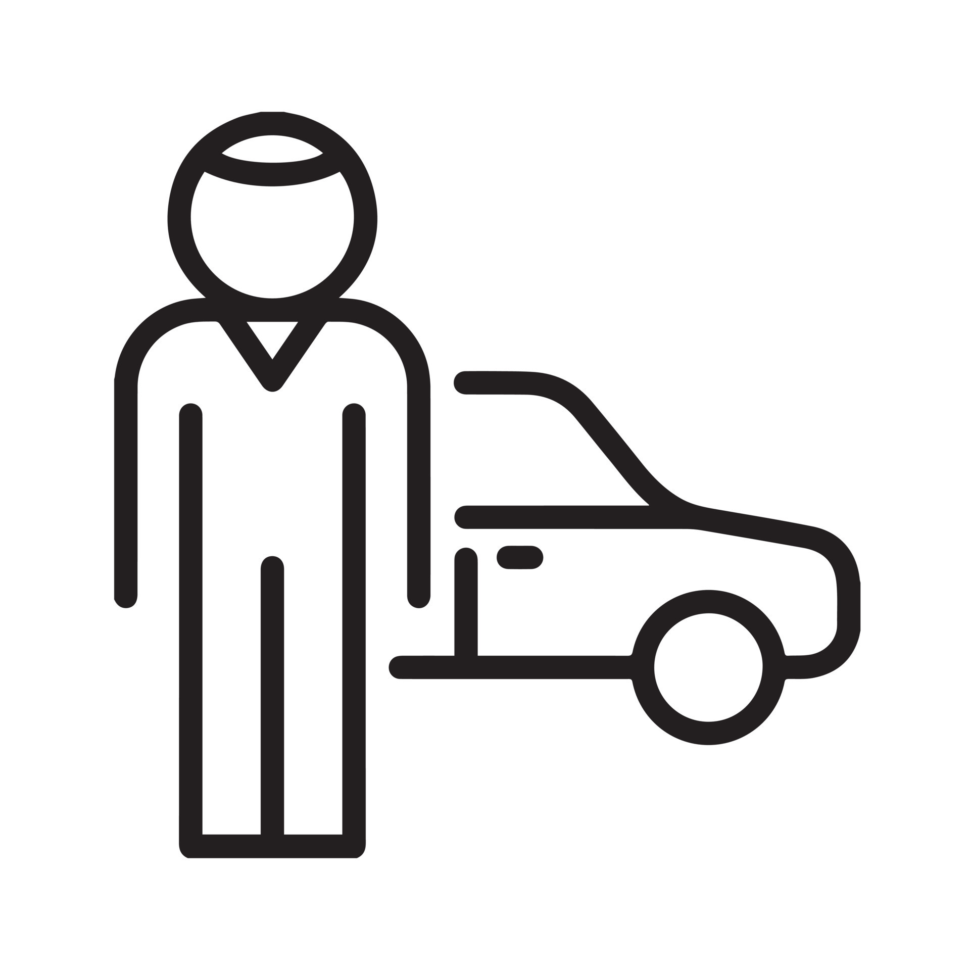 The car, driver, human icon 14161034 Vector Art at Vecteezy