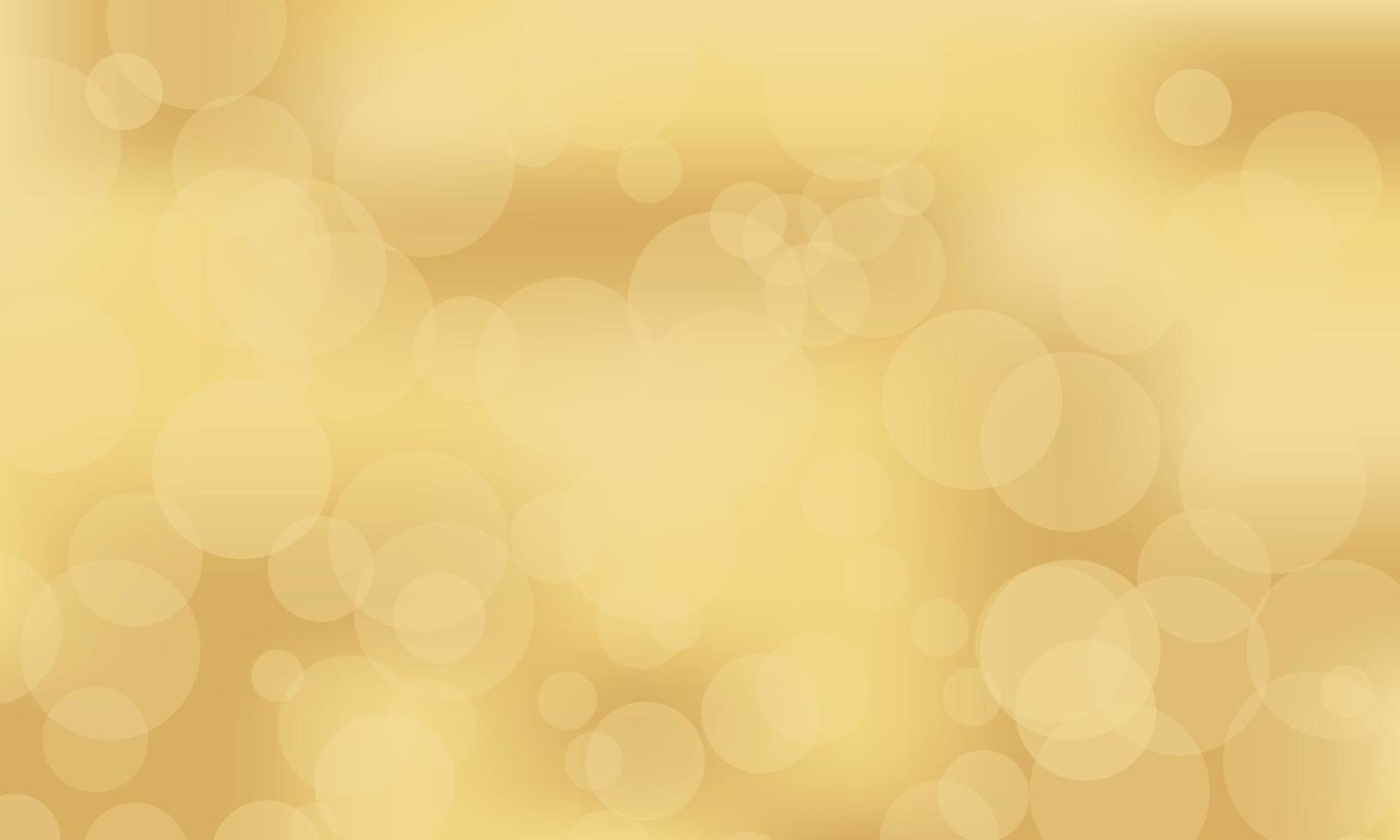 Abstract background with bokeh effects in gold colors. Abstract gold background. Abstract colorful background. Abstract background with bokeh. Vector illustration