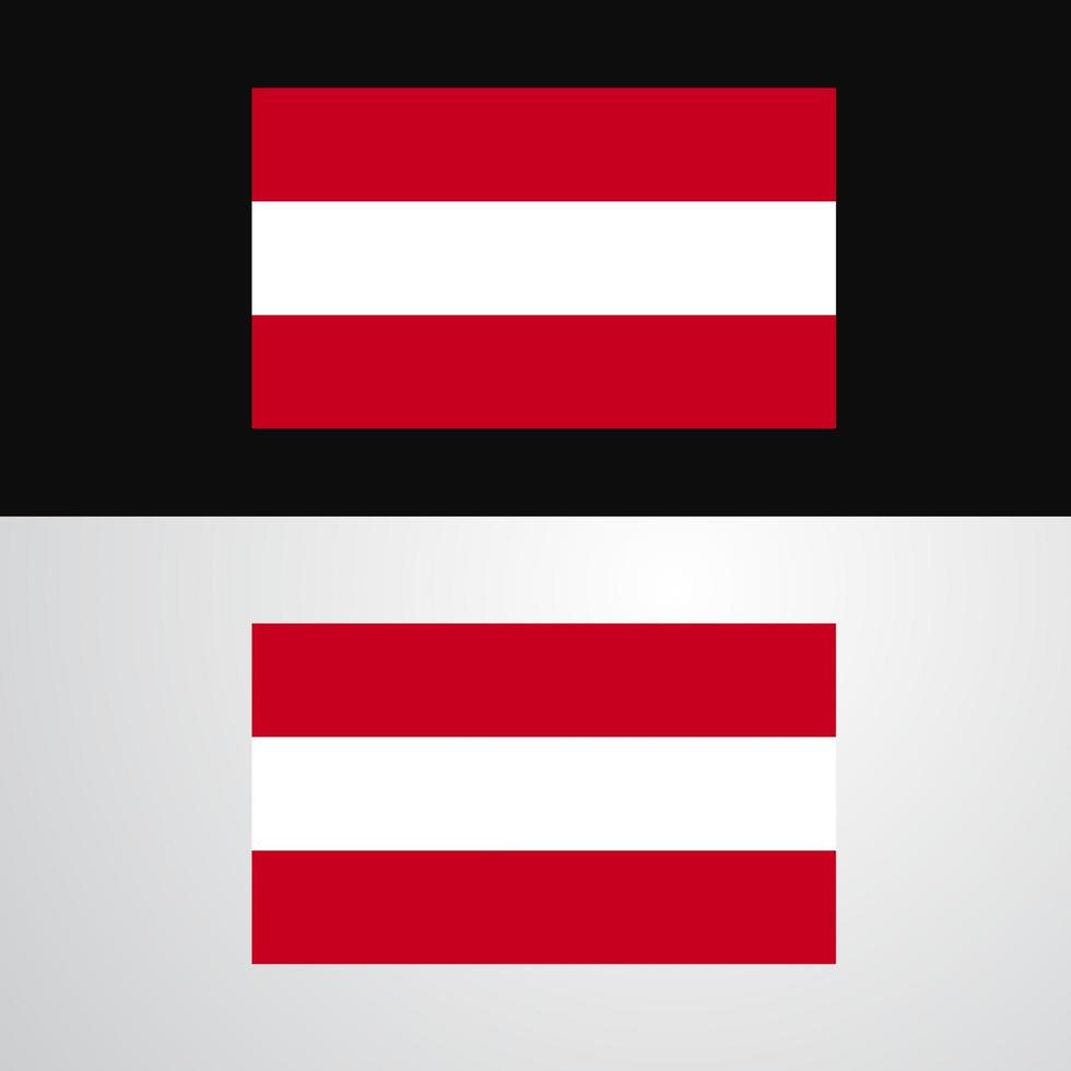 Austria Flag banner design vector