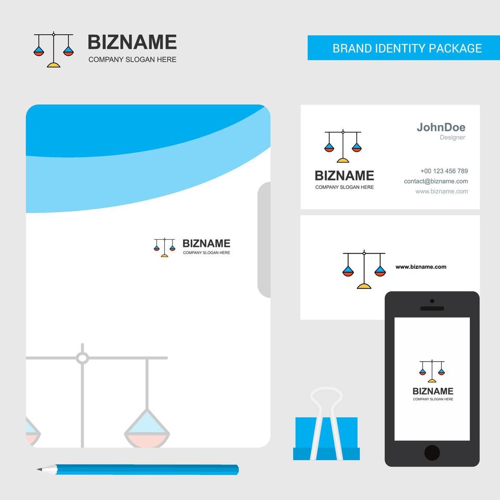 Libra Business Logo File Cover Visiting Card and Mobile App Design Vector Illustration